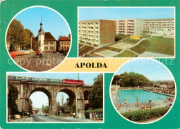 Apolda Markt Neubaugebiet Viadukt Schwimmbad - Apolda
