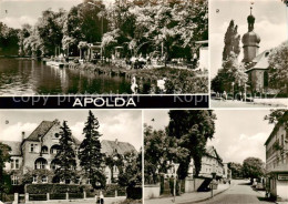 Apolda Lohteich Martinskirche Carolinenheim Kreiskrankenhaus - Apolda
