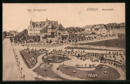 AK Döbeln, Königliches Amtsgericht Mit Roonstrasse - Doebeln