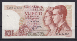 BELGIË 50 FRANK -VIJFTIG FRANK- Jaartal 16-05-1966 (kwaliteit Zie Scan) - Altri & Non Classificati
