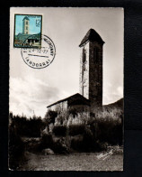 ANDORRE CARTE MAXIMUM 1977 CHAPELLE - Lettres & Documents
