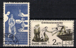 Tchécoslovaquie 1965 Mi 1566-7 (Yv 1431-2), Obliteré - Gebraucht