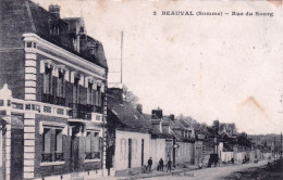 80 - Somme - BEAUVAL - Rue Du Bourg - Beauval