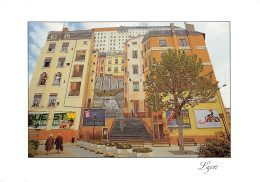 LYON Trompe L'oeil De La Croix Rousse Mur Des Canuts 38 (scan Recto Verso)MF2750TER - Lyon 4