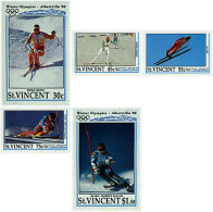 238937 MNH SAN VICENTE 1992 16 JUEGOS OLIMPICOS INVIERNO ALBERTVILLE 1992 - Figure Skating
