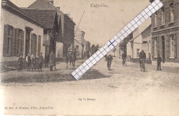 CAPPELLEN-KAPELLEN "IN T'DORP-DORPSTRAAT-VOLK-PAARD"HOELEN N°525 TYPE 2 UITGIFTE 1902 - Kapellen