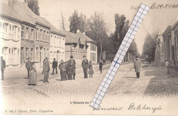 CAPPELLEN-KAPELLEN "L'ENTREE DU VILLAGE-DORPSTRAAT-STEENWEG NAAR PUTTE"HOELEN N°288 UITGIFTE 1902 TYPE 2 - Kapellen
