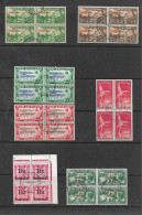 NEW ZEALAND KING GEORGE VI FINE USED BLOCKS OF 4 Cat £8.60 - Blocs-feuillets