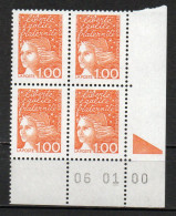 France Coin Daté  06 01 00 Marianne Luquet N° 3089 Neuf XX MNH - 2000-2009
