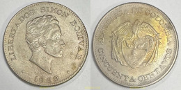 4578 COLOMBIA 1963 COLOMBIA 50 CENTAVOS 1963 - Colombie
