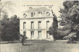 CPA De GRADIGNAN - Château Lange. - Gradignan