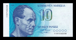 Finlandia Finland 10 Markkaa Paavo Nurmi 1986 Pick 113a(4) Sc Unc - Finland
