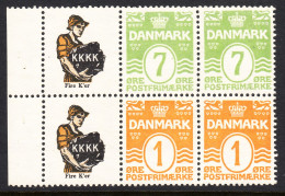 Denmark Publicity Advertising Se-Tenant MNG Piece Of 4, R29 KKKK - Nuovi