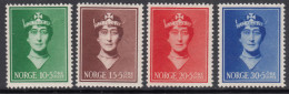 Norway 1939 Mi#203-206 Mint Never Hinged - Ongebruikt