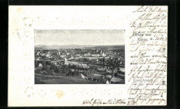 Präge-AK Aarau, Totalansicht - Aarau