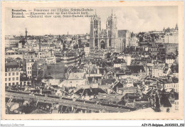 AJYP1-0077-BELGIQUE - BRUXELLES - Panorama Sur L'eglise Sainte-Gudule - Mehransichten, Panoramakarten