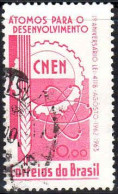 Brésil Poste Obl Yv: 738 Mi:1041 Atomos Para O Desenvolvimento (Beau Cachet Rond) - Atomo