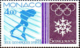 Monaco Poste N** Yv:1417 Mi:1617 Sarajevo Patinage De Vitesse - Figure Skating