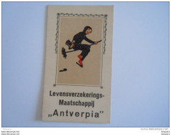 Kalender 1919 Reclame Levensverzekeringsmaatschappij Antverpia Schoorsteenveger Ramoneur Form 12 X 10 Open - Formato Piccolo : 1901-20