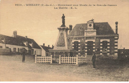 62 WISSANT #MK42693 MONUMENT AUX MORTS DE LA GRANDE GUERRE LA MAIRIE - Wissant