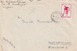 Ausland Brief  Budapest - Oftringen  (Bowling)       1964 - Briefe U. Dokumente
