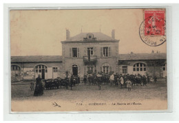 58 GUERIGNY #10439 LA MAIRIE ET L ECOLE NÂ°718 + BOITE POSTAL B3 - Guerigny