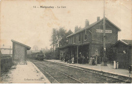 60 MAIGNELAY AD#MK909 LA GARE LOCOMOTIVE TRAIN - Maignelay Montigny