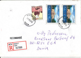Poland Registered Cover Sent To Denmark Katowice 12-8-2003 - Lettres & Documents