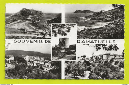 Delcampe - 83 RAMATUELLE En 5 Vues N°10747 Collec Cauvières Tabacs Café De L'Ormeau Ramatuelle VOIR DOS - Ramatuelle