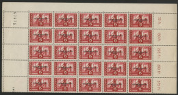 Delcampe - SARRE N° 344 15 Fr Panneau De 25 Ex. Neufs **(MNH) Cote 18,75 €  VOCLKSBEFRAGUNG Voir Suite - Unused Stamps