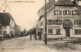 (68) DANNEMARIE Route De Belfort Buchdruckerei Eugenhartmann , Buchhandllung Librairie 1917  ( Haut Rhin) (e) - Dannemarie