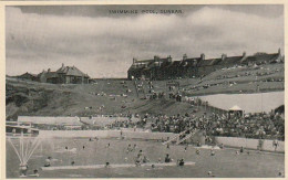 DUNBAR SWIMMING POOL ANNO 1958 VIAGGIATA ANIMATA FORMATO PICCOLO - Dunbartonshire