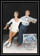 2533/ Carte Maximum (card) France N°1665 Championnats Du Monde De Patinage Sur Glace Skating Edition Parison 1971 - Figure Skating