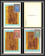 48973 N°214/216 Retable Chapelle St-Jean-de-Caselles Church église Andorre Andorra Carte Maximum (card) Fdc édition Cef - Cartes-Maximum (CM)