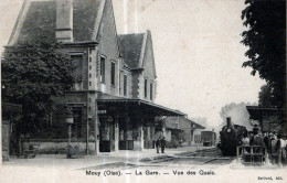 60 / MOUY / LA GARE / VUE DES QUAIS / TRAIN - Mouy