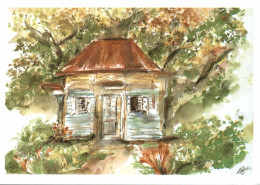 CPM Ile De La Réunion - Case Créole - Aquarelle De B Bour - Riunione