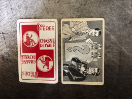 1 Speelkaart/joker Brasserie Chasse Royale Brussel - Andere & Zonder Classificatie