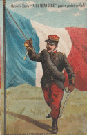 Chromo - Officier D'Infanterie De Ligne - Duroyon Et Ramette - Cambrai (Nord) Chocolat - Chicorée Extra à La Ménagère - Duroyon & Ramette