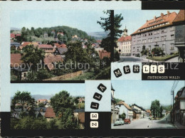 Zella-Mehlis Teilansichten Postamt Dr Kuelz Platz - Zella-Mehlis