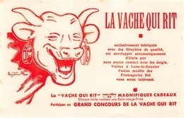 Buvard La Vache Qui Rit Benjamin Rabier Usine Lons Le Saunier - Levensmiddelen