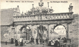 Carte POSTALE  Ancienne De  SIZUN - Arc De Triomphe - Sizun