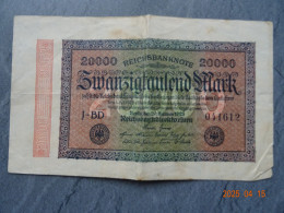 ZWANZIGTAUSEND MARK    1923 - 20000 Mark