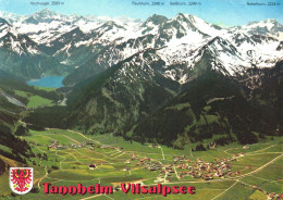 TANNHEIM, MOUNTAIN, EMBLEM, LANDSCAPE, VILSALPSEE LAKE, PANORAMA, POSTCARD, AUSTRIA - Tannheim