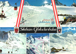 STUBAITAL, STUBAI GLACIER SKI RESORT, CABLE CAR, SKI LIFT, MOUNTAIN, EMBLEM, LANDSCAPE, POSTCARD, AUSTRIA - Neustift Im Stubaital