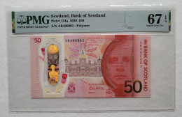 50 Pounds 2020 P#134a Polymer SUPERB GEM UNC PMG 67 EPQ - 50 Pounds