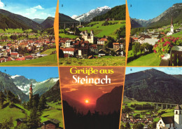 STEINACH, BRIDGE, CHURCH, TOWER, MOUNTAIN, SUNSET , LANDSCAPE, POSTCARD, AUSTRIA - Steinach Am Brenner