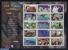 Marshall Islands 2000 20th Century 15v M/s (1980-1989), Mint NH, Health - History - Science - Transport - Health - His.. - Computers