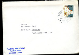 Brief Mi.1010 SCUOL Luzern - Dresden 1975 - Briefe U. Dokumente