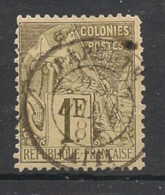 COLONIES GENERALES - 1881 - N°YT. 59 - Type Alphée Dubois 1f Olive - Oblitéré / Used - Alphée Dubois