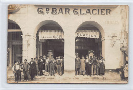 MOSTAGADEM - Grand Bar Glacier - CARTE PHOTO - Ed. Inconnu - Mostaganem